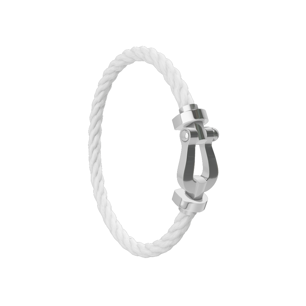 Fred - Bracelet Force 10 or blanc