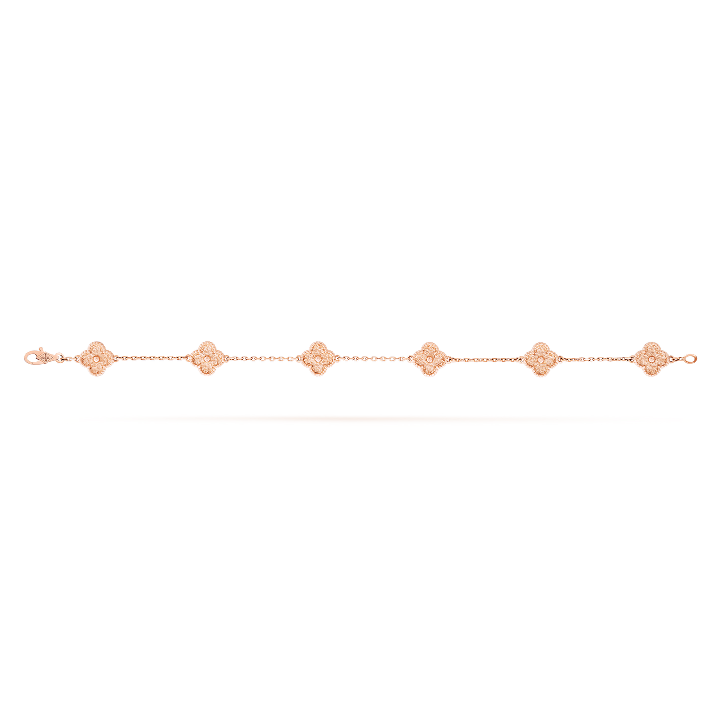 Van Cleef Sweet Alhambra 6 motifs Or rose