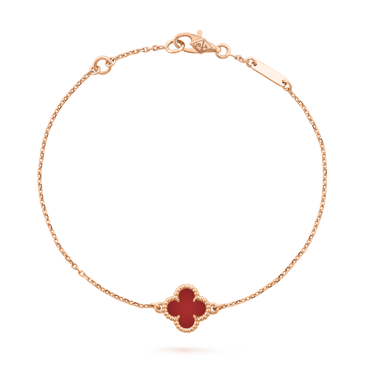 Van Cleef Sweet Alhambra Carnelian