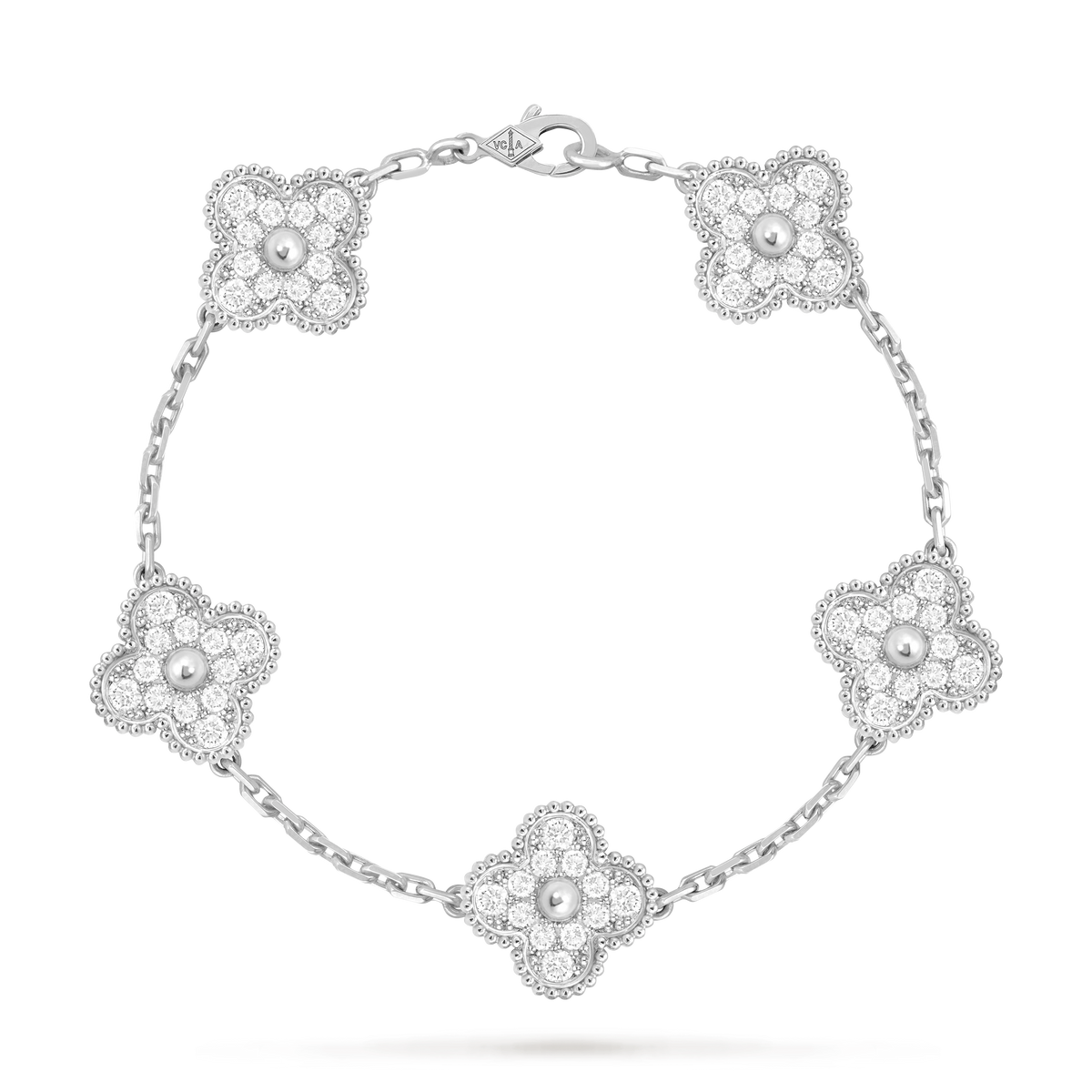 Van Cleef Vintage Alhambra 5 Motifs Diamond