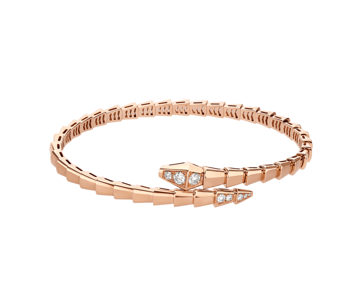 BVLGARI - Serpenti Viper Rose Gold Diamond Bracelet