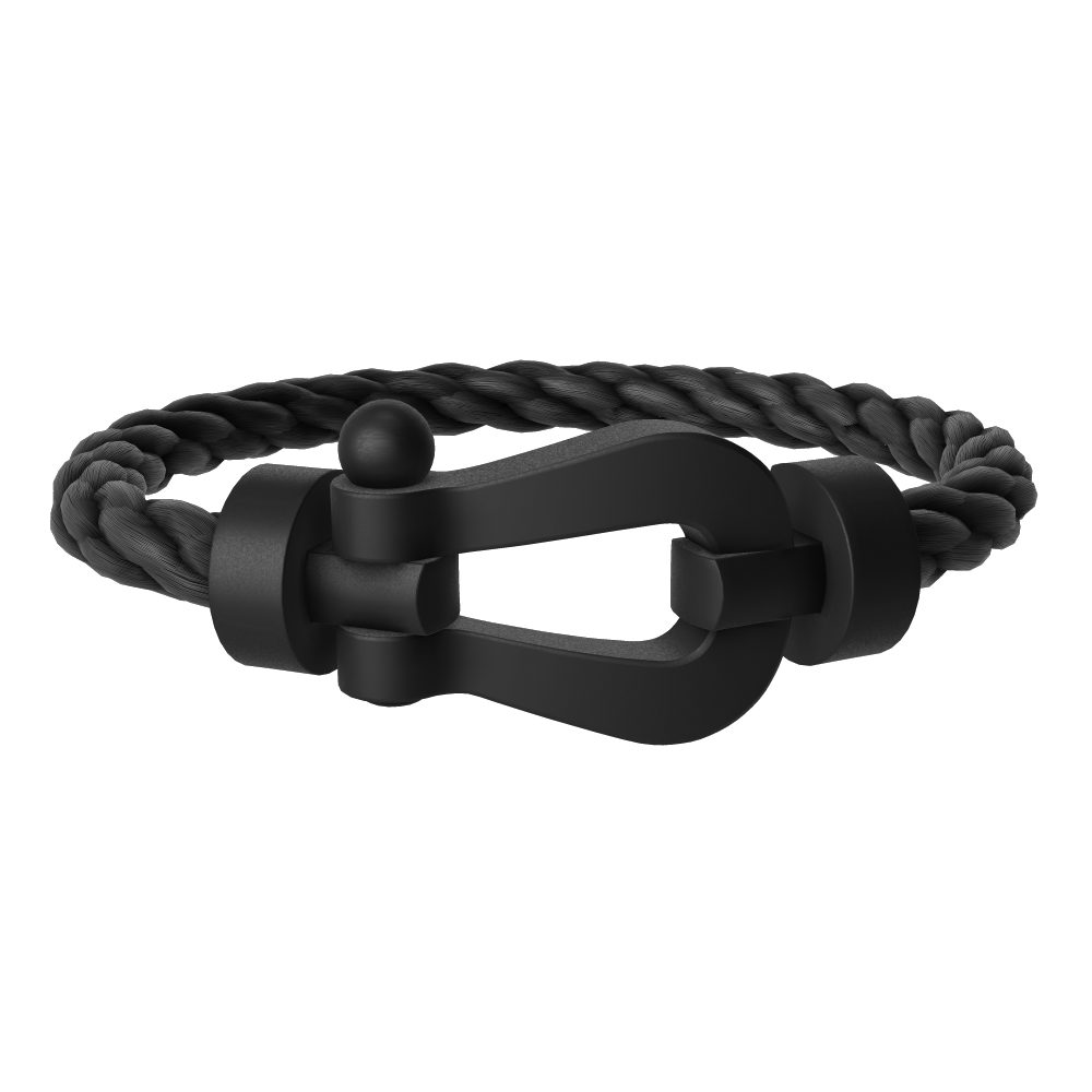Fred - Bracelet Force 10 Grand Modèle Titane Noir