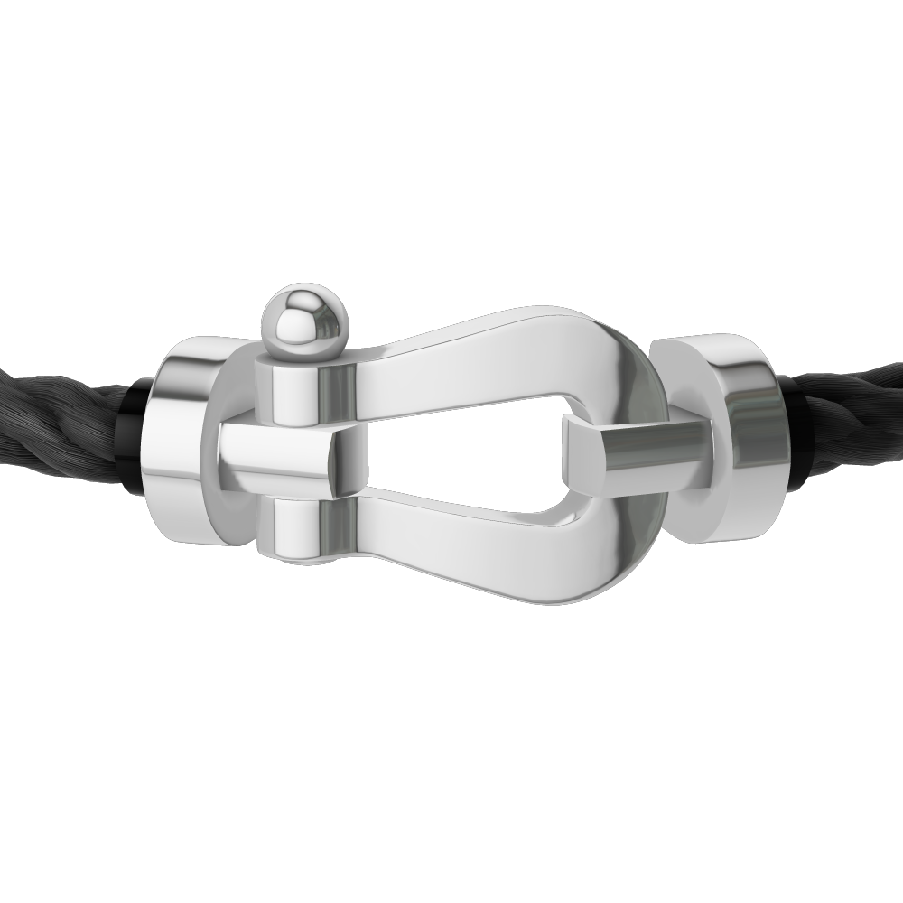 Fred - Bracelet Force 10 White Gold / Black