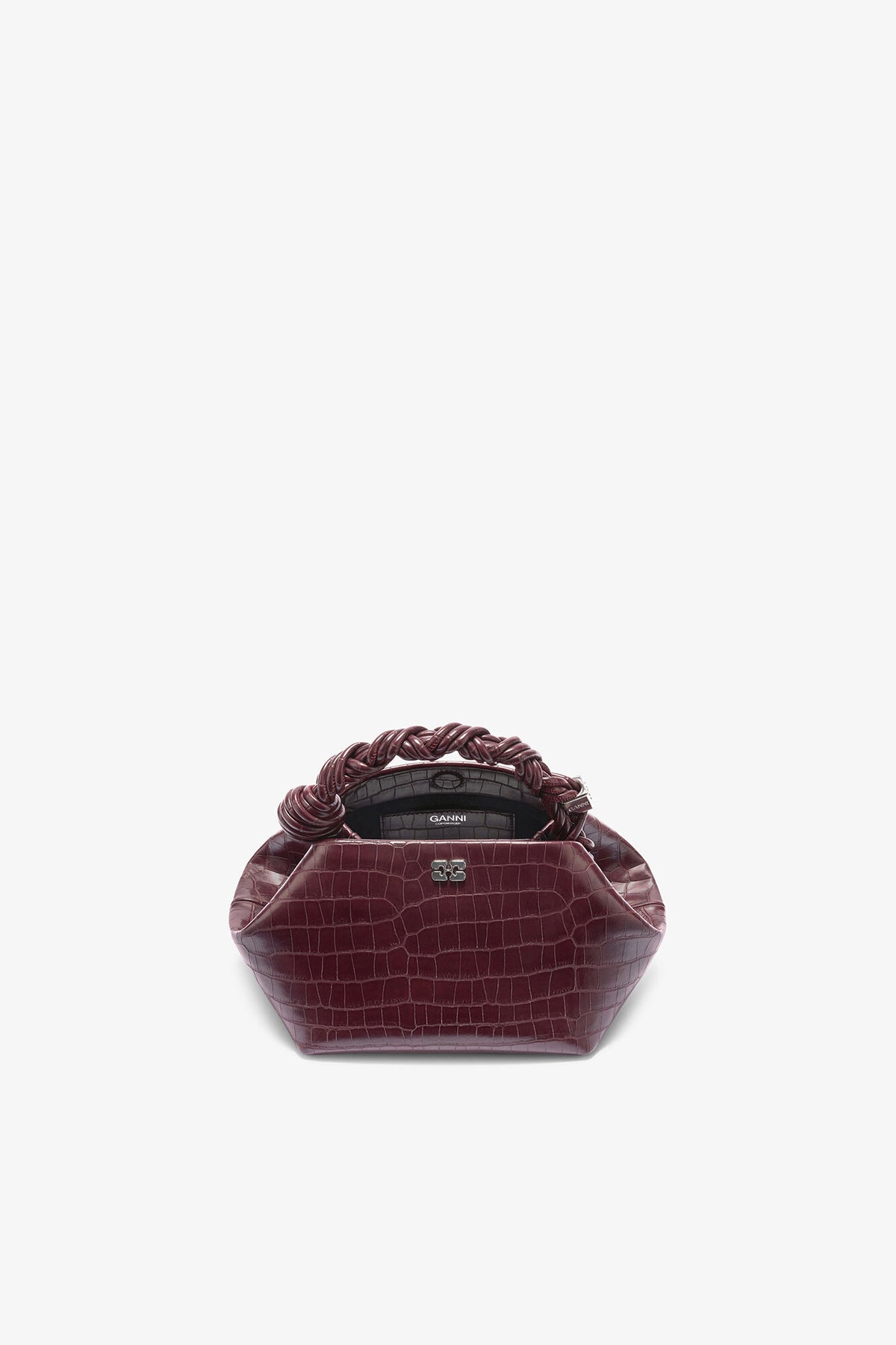 Sac Bou Petit Bordeaux Croco - detail