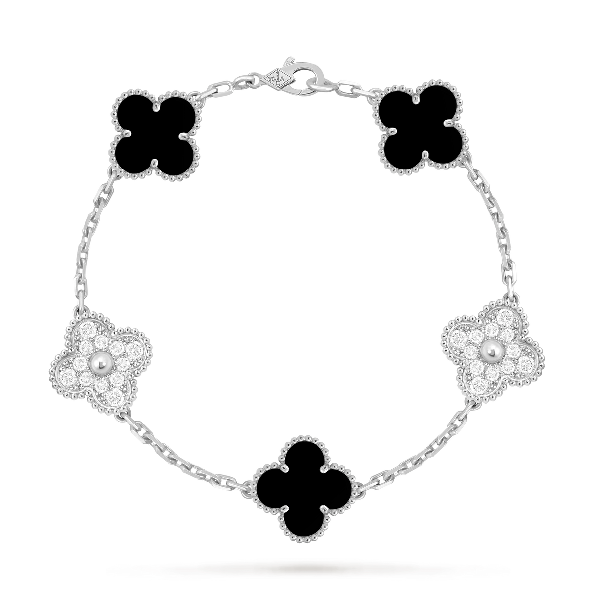Van Cleef - Vintage Alhambra 5 Motifs Onyx