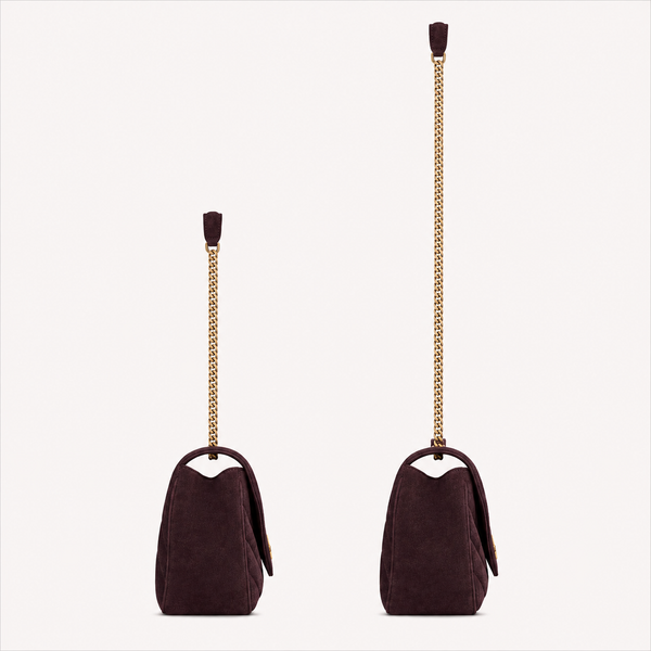 Saint Laurent Sac Loulou Small Matelassé Noir