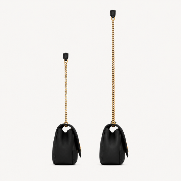 Saint Laurent Sac Loulou en Small Matelassé Noir