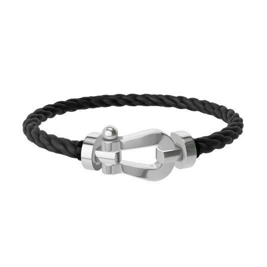 Fred - Bracelet Force 10 Or Blanc / Noir
