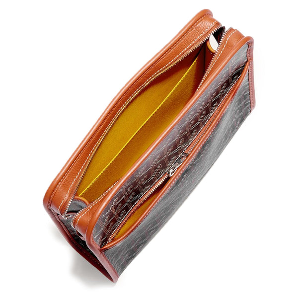Goyard Black and Tan Pouch