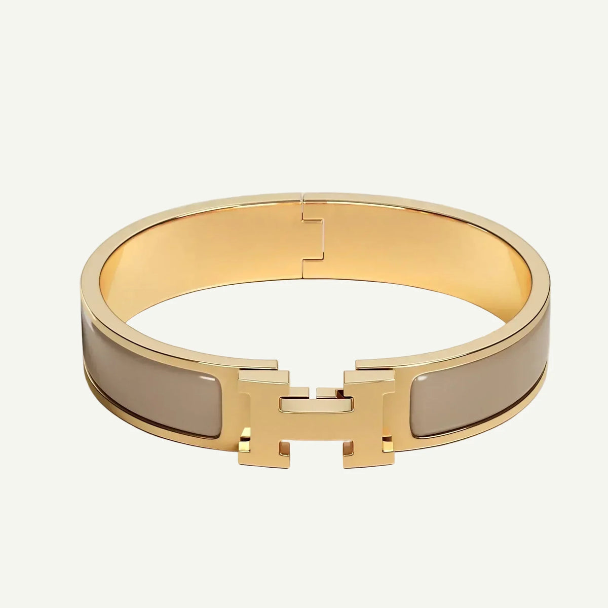 Clic H Bracelet Iced Brown
