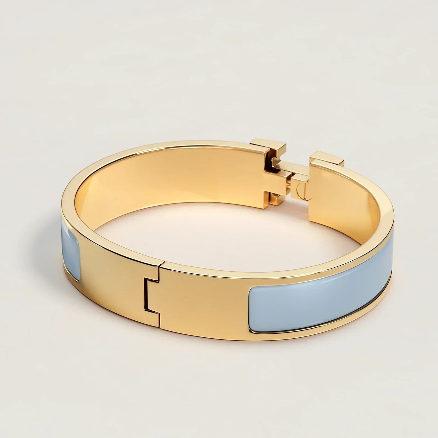 Hermès - Bracelet Clic H Bleu Ciel