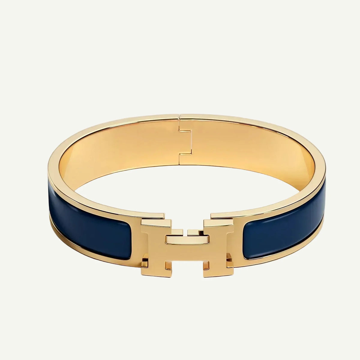 Hermès - Clic H Bracelet Ultramarine