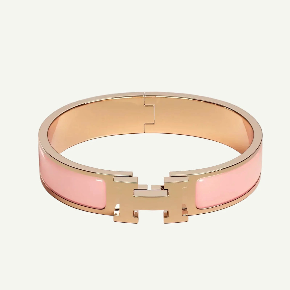 Hermès - Clic H Bracelet Rose Candeur Rose Gold