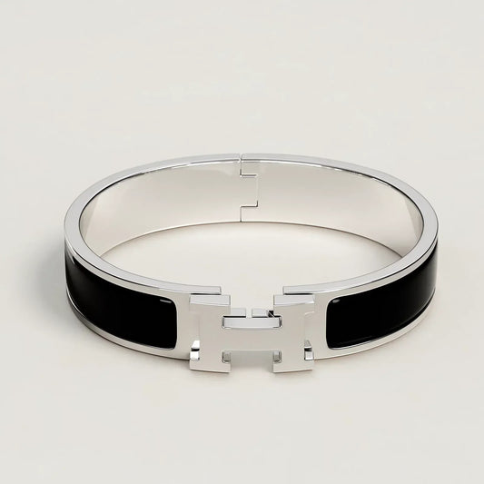 Hermès -  Clic H Bracelet Noir