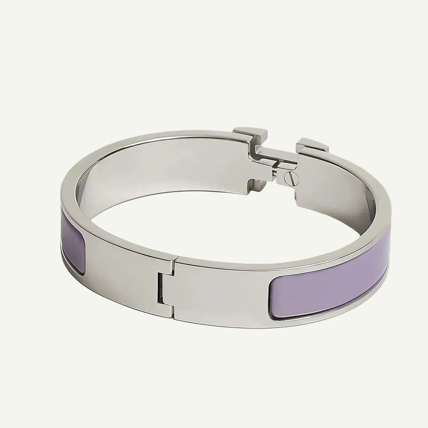 Hermès - Clic H Bracelet Lilas