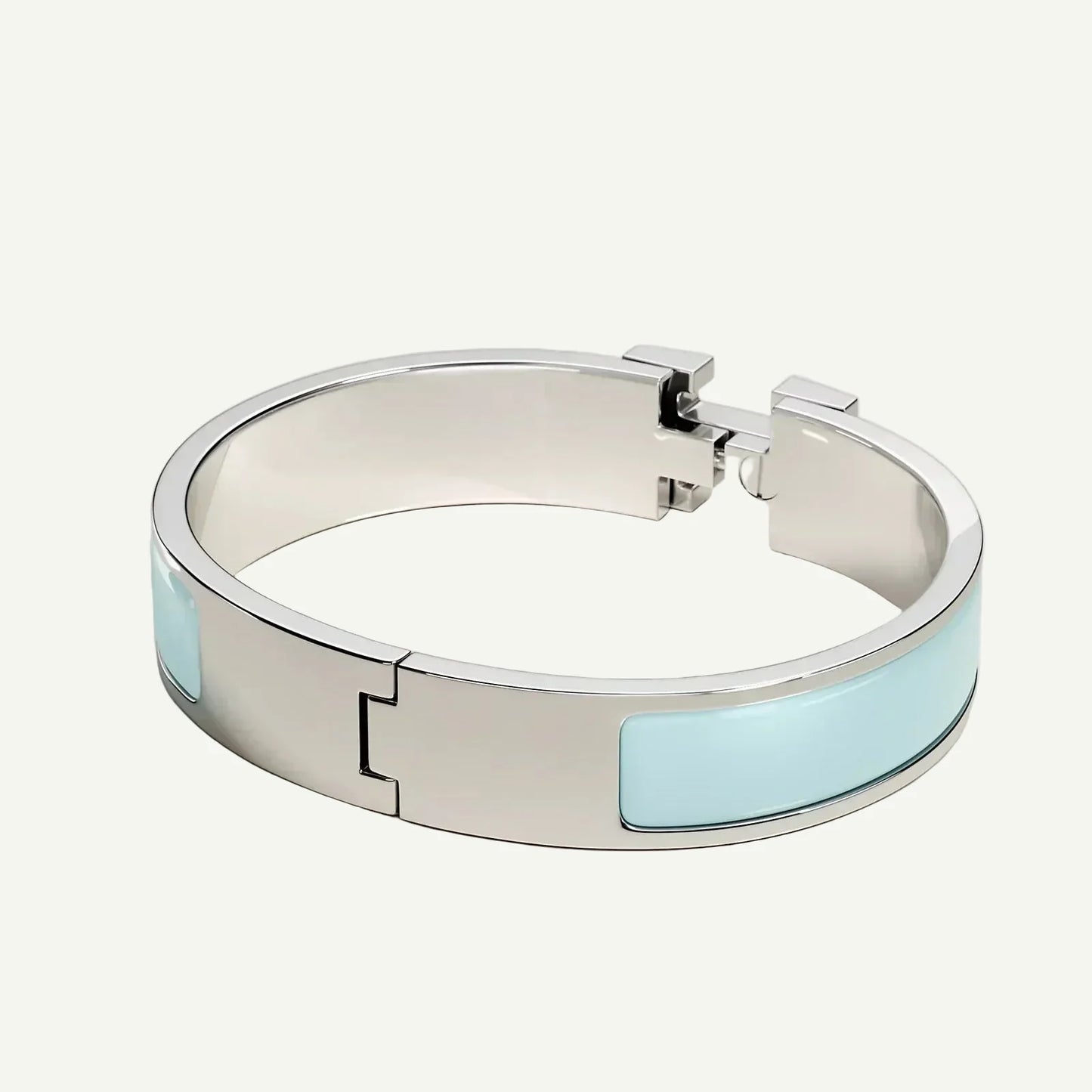 Hermès - Clic H Bracelet Bleu Polaire