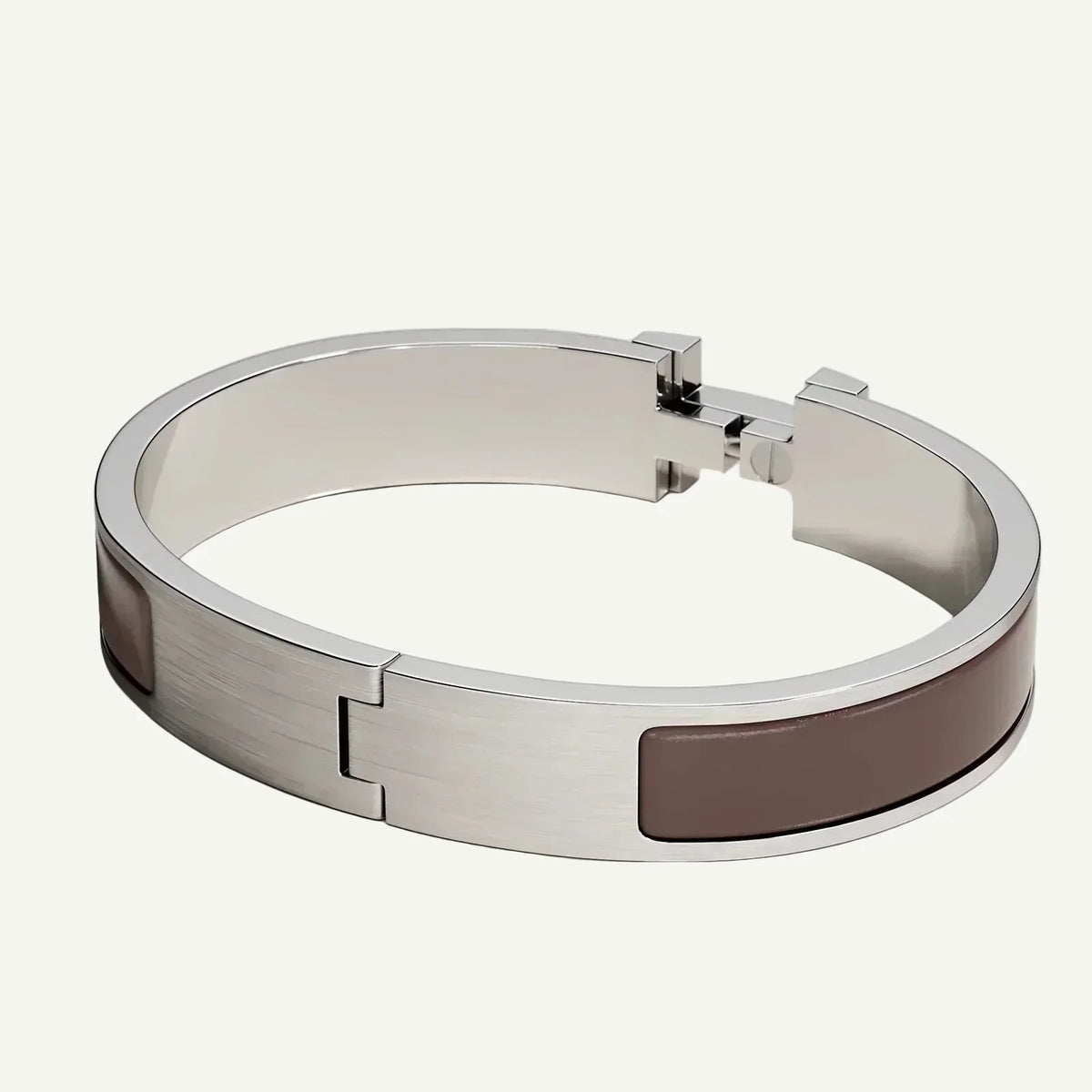 Hermès - Clic HH Bracelet Matte Cocoa