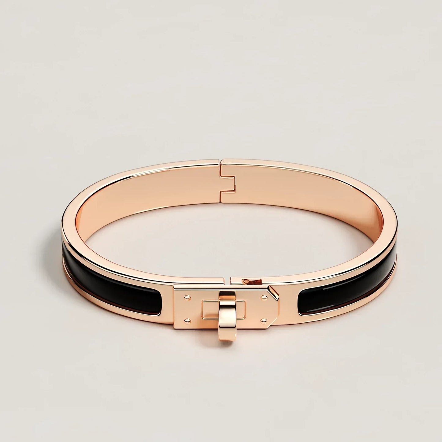 Hermès - Bracelet Mini Clic Kelly Noir