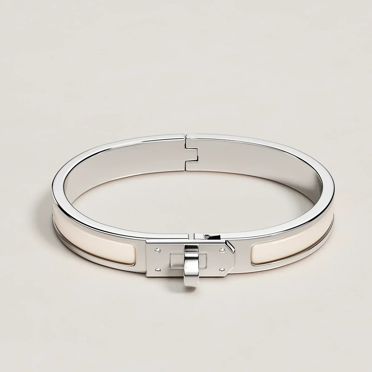 Hermès - Bracelet Mini Clic Kelly Crème 2