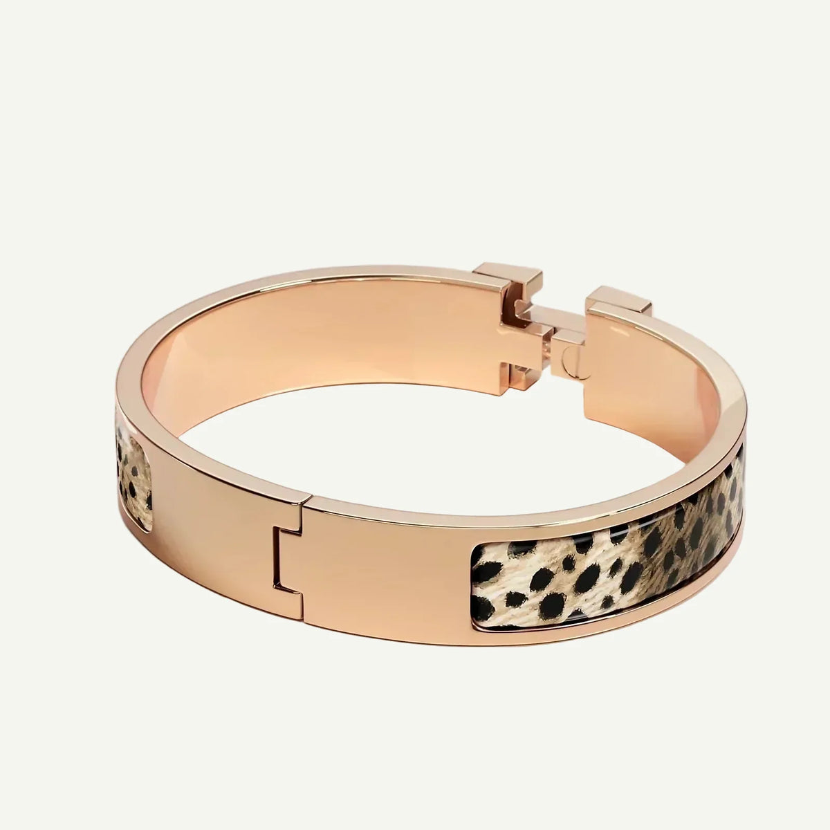 Hermès - Clic H Bracelet Acinonyx Jubatus