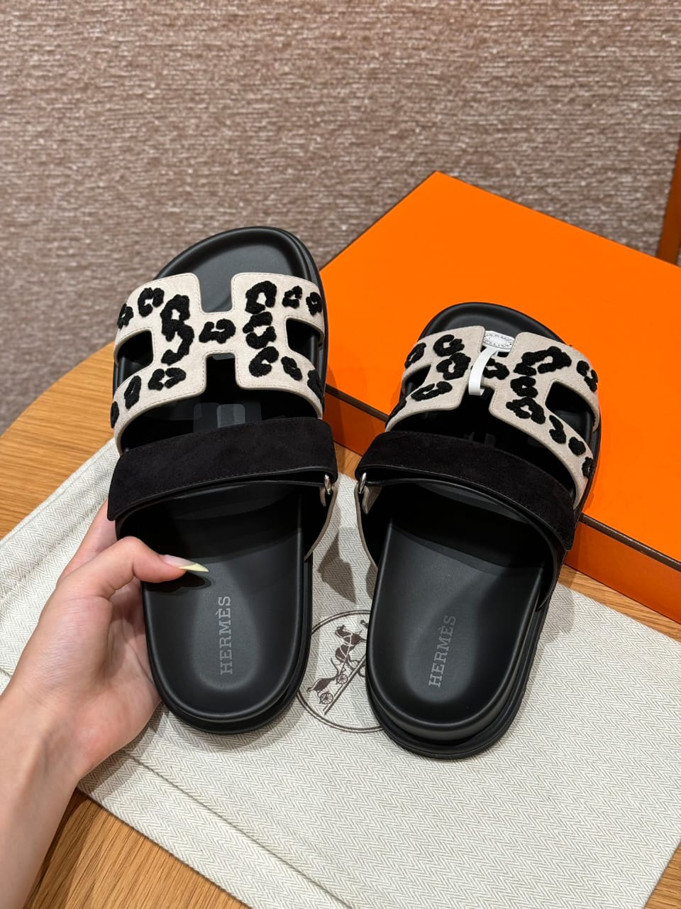 Hermes Chypres Blanc Léopard