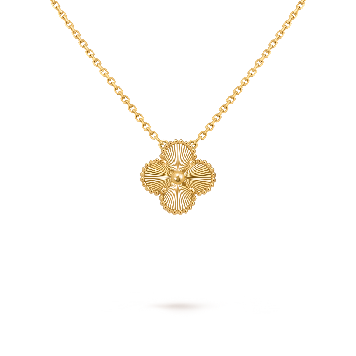 Van Cleef Collier Vintage Alhambra Or Jaune