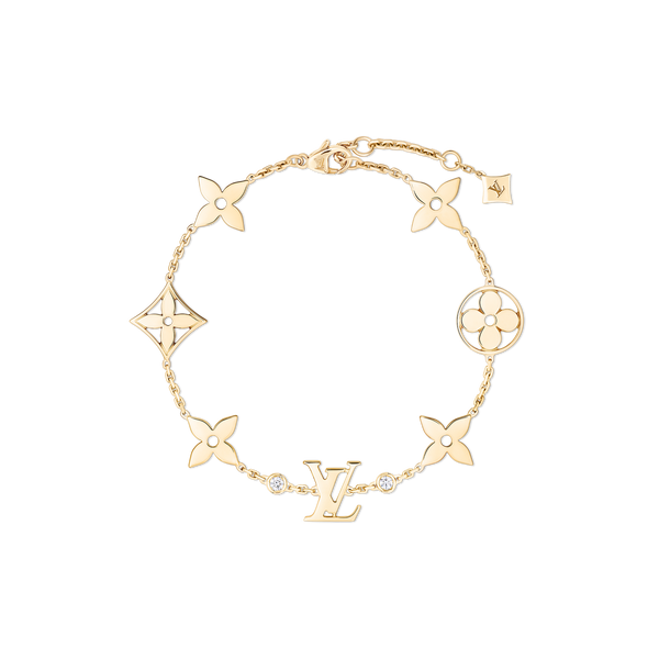 LV - Monogram Blossom Bracelet Yellow Gold