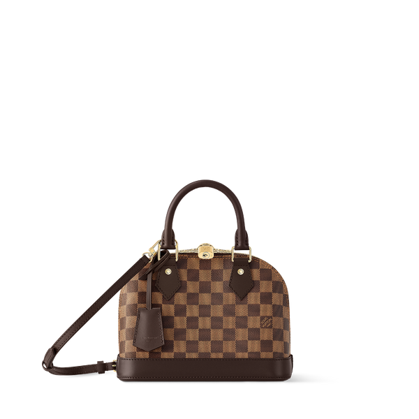LV Sac Alma BB Toile Damier Ébène