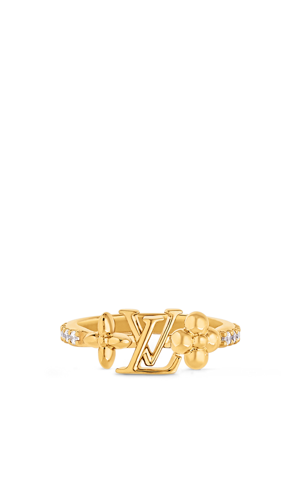 Louis Vuitton Bague LV Iconic Or Fleurs