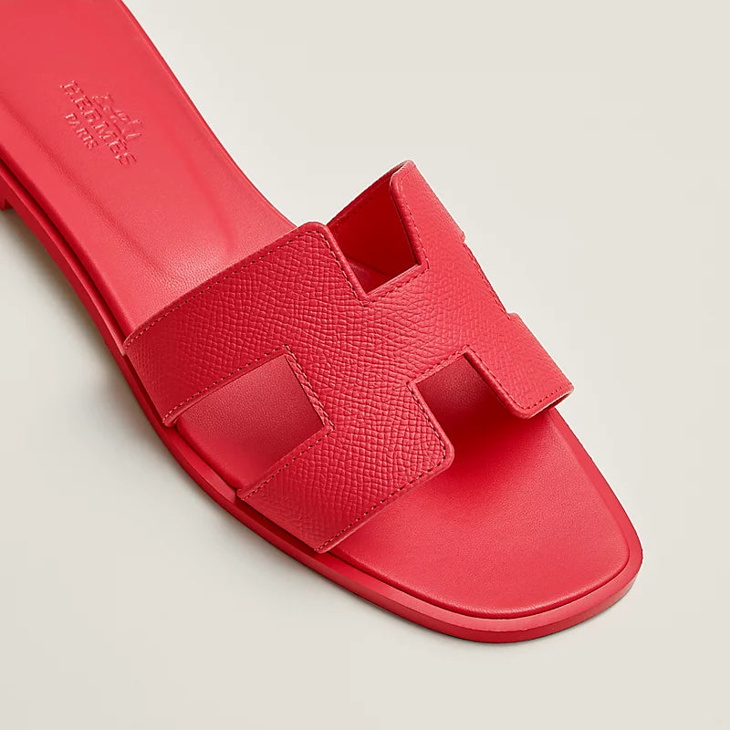 Hermes Sandales Rose Baie