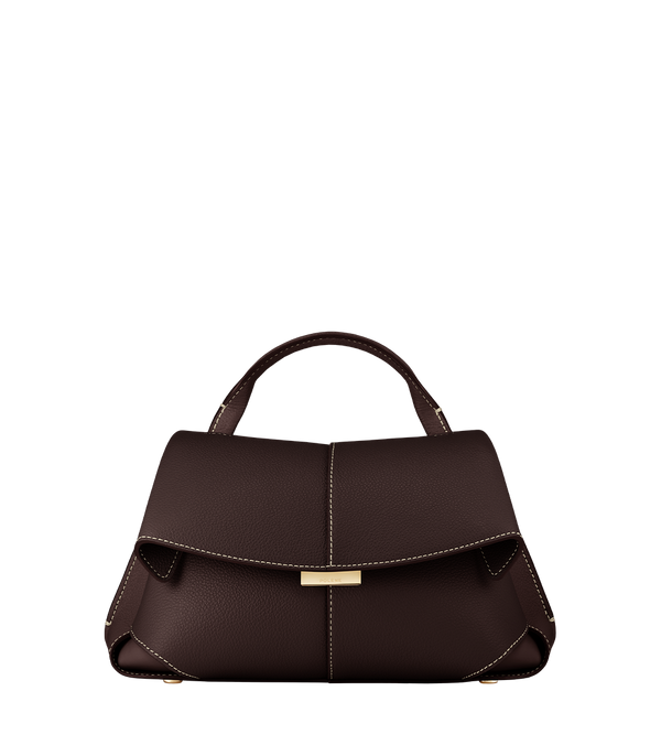 Polène Sac Mokki Mini Ébène Grainé