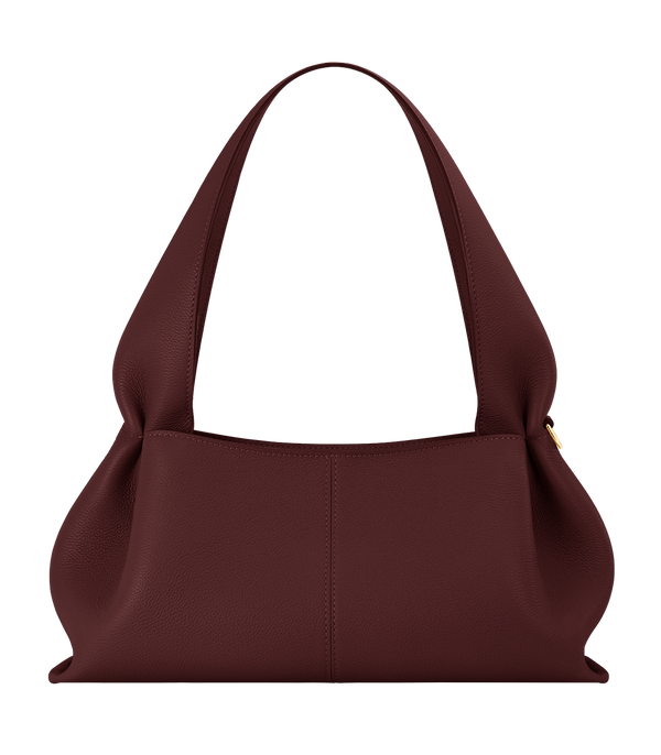 Polène Sac Numéro Neuf East West Cerise Noire Grainé