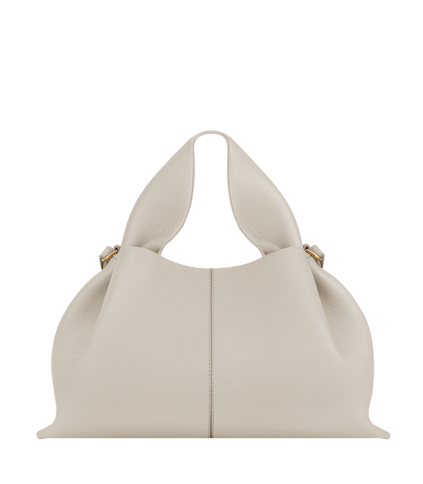 Polène Sac Numéro Neuf Craie Grainé