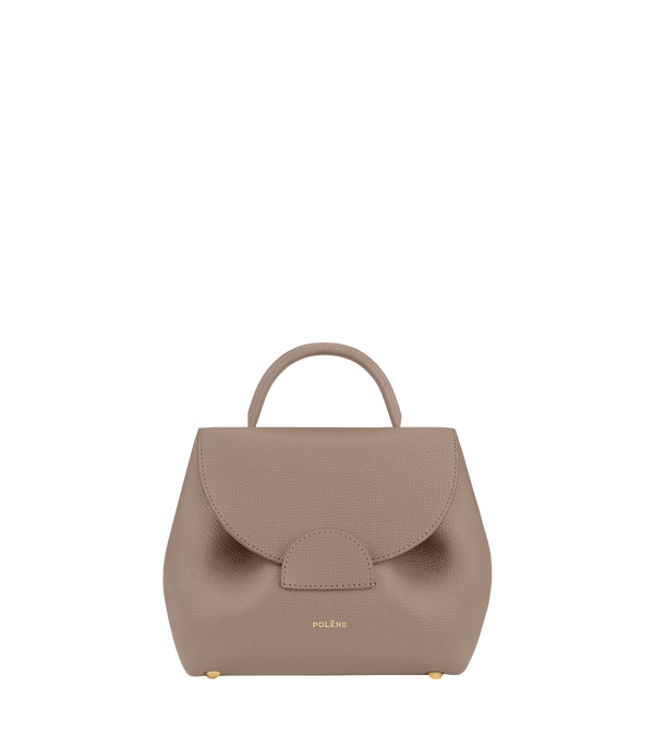 Polène Sac Numéro Un Nano Taupe Grainé