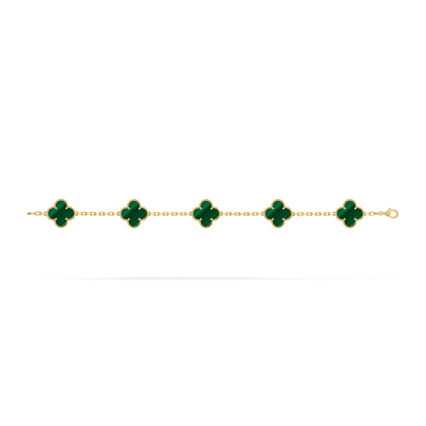Van Cleef Vintage Alhambra 5 motifs Malachite