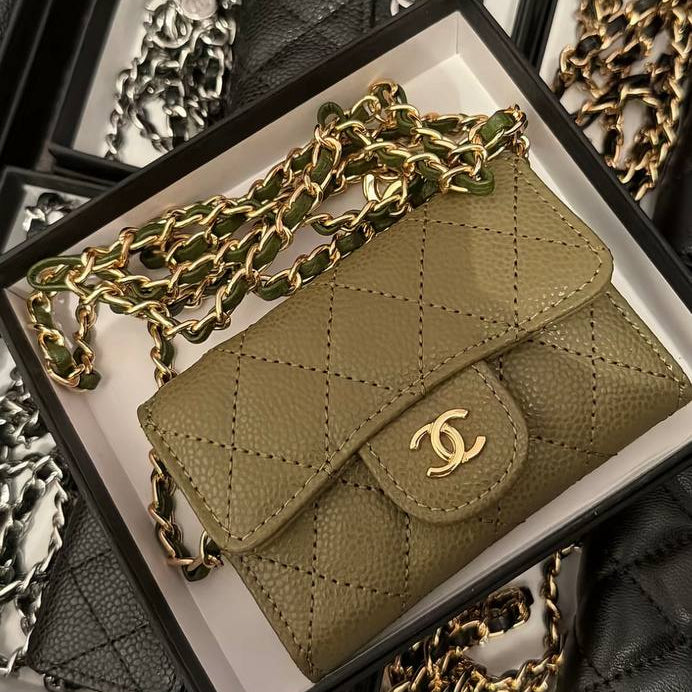 Mini Chanel Bag Green