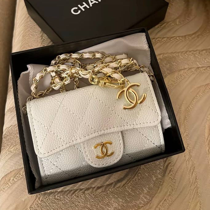 Mini Chanel Bag White