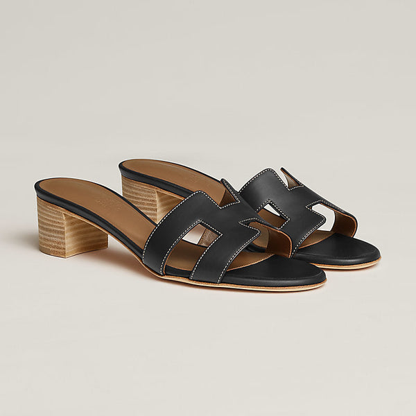 Hermes Sandales Oasis Noir