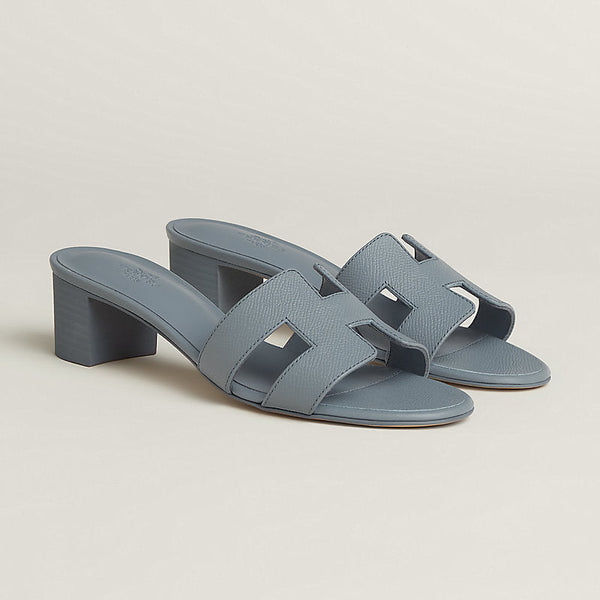 Hermes Sandales Oasis Bleu