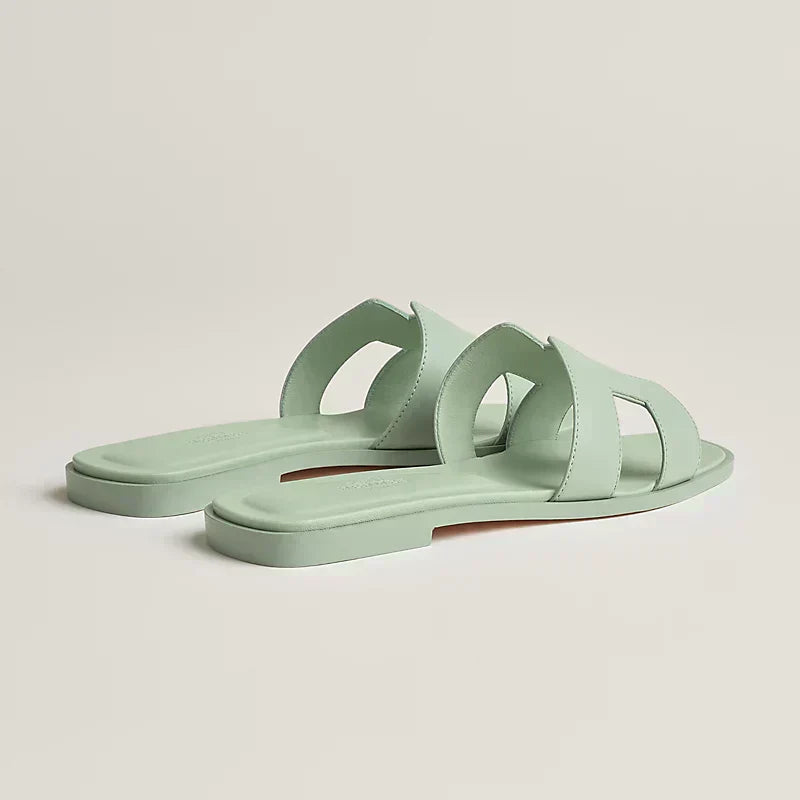 Hermes Sandales Vert d'eau