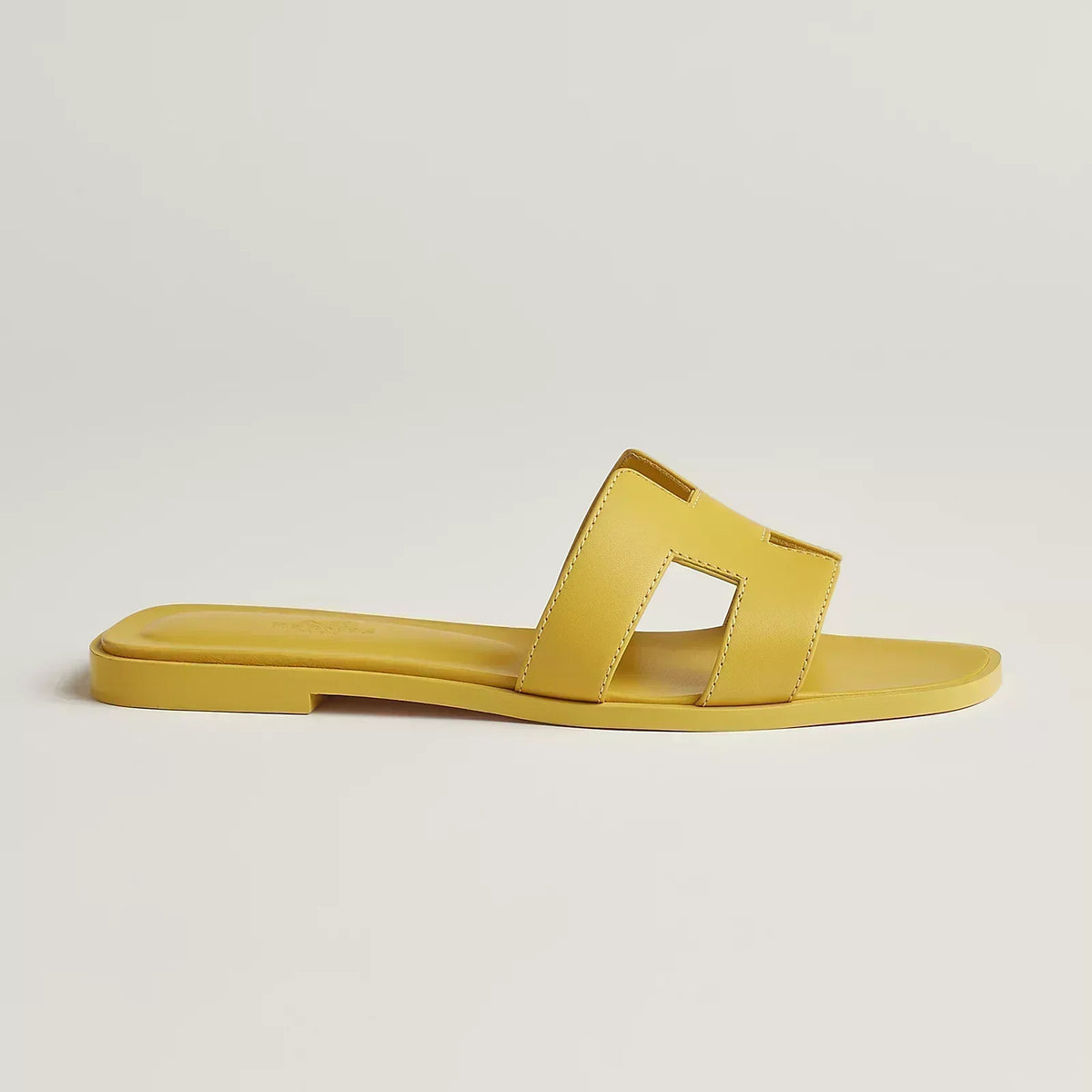 Hermes Sandales Jaune impérial