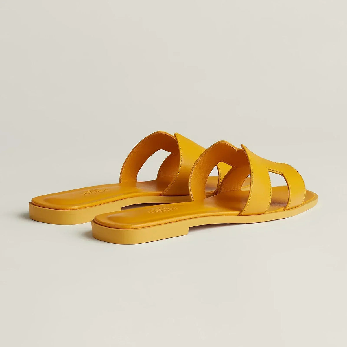 Hermes Sandales Jaune Topaze
