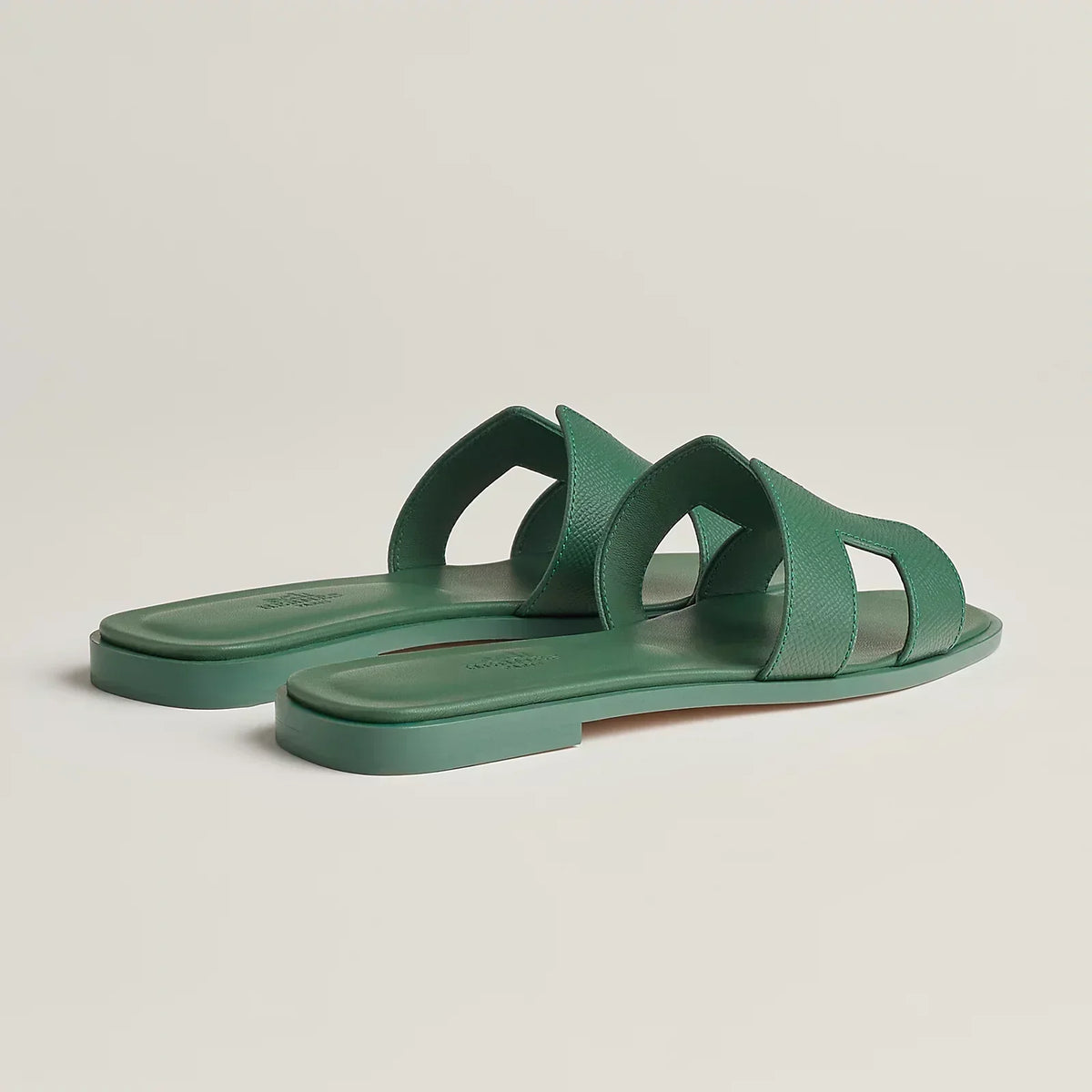 Hermes Sandales Ivy Green
