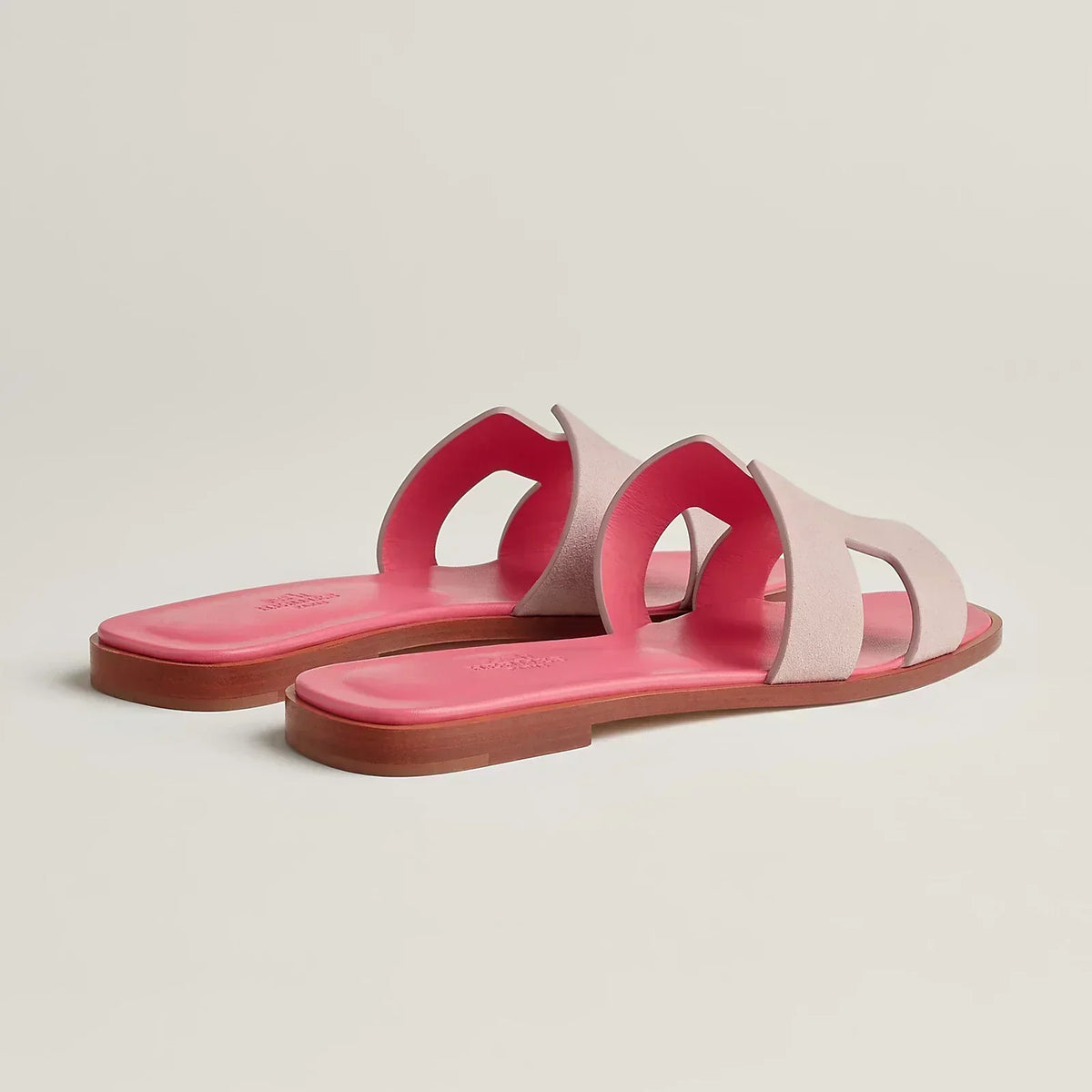 Hermes Sandales Porcelaine rose