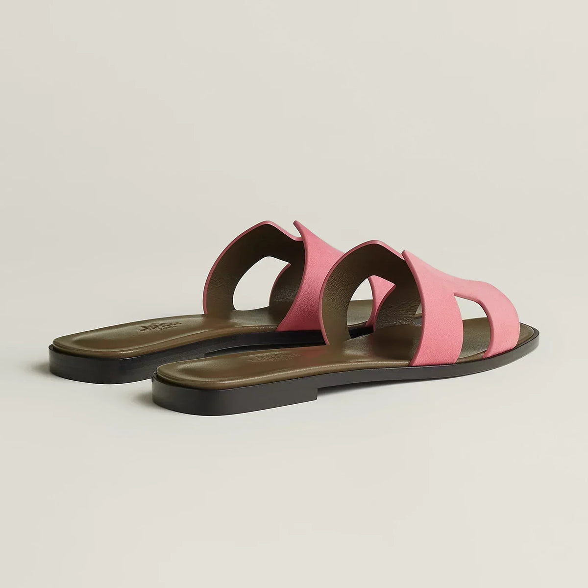 Hermes Sandales Rose désert