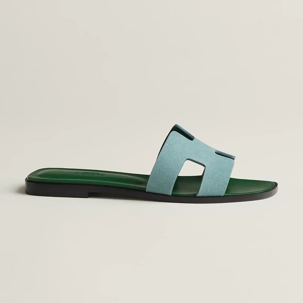 Hermes Sandales Vert d'eau