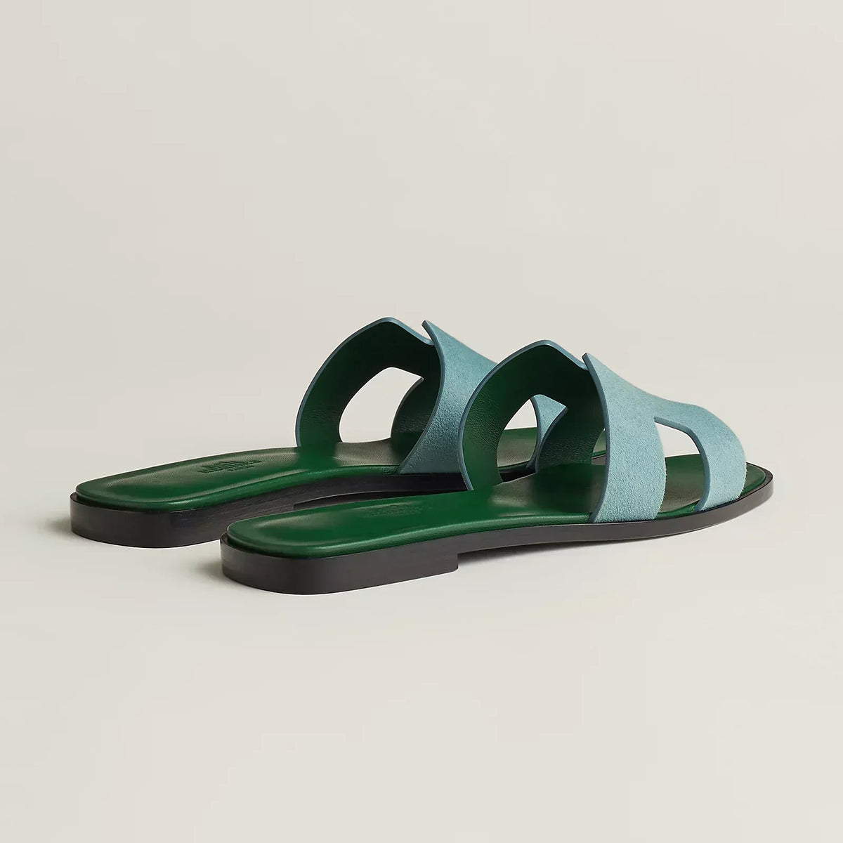 Hermes Sandales Vert d'eau