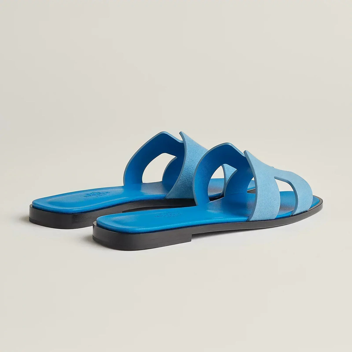 Hermes Sandales Blue Cameo