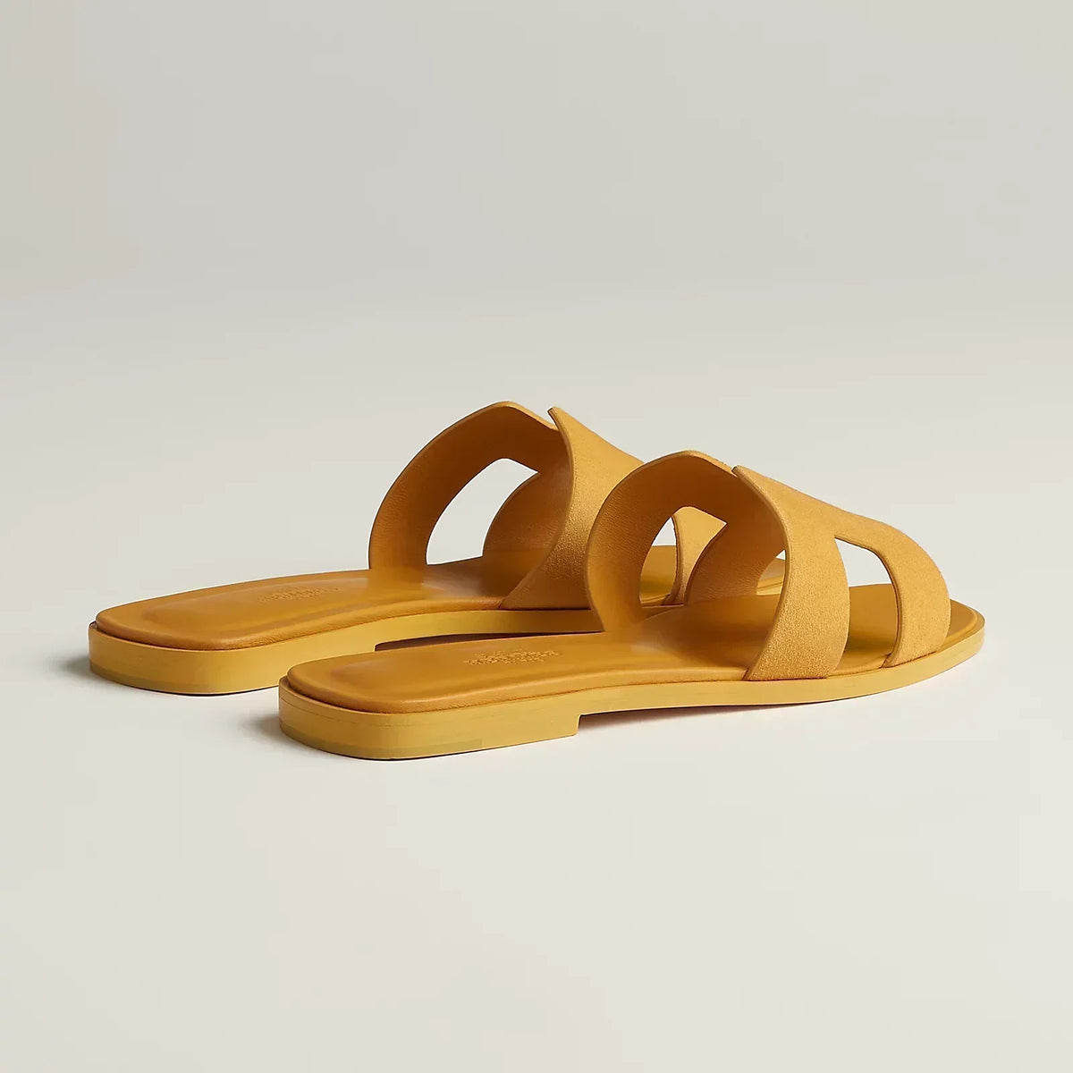 Hermes Sandales Laiton jaune
