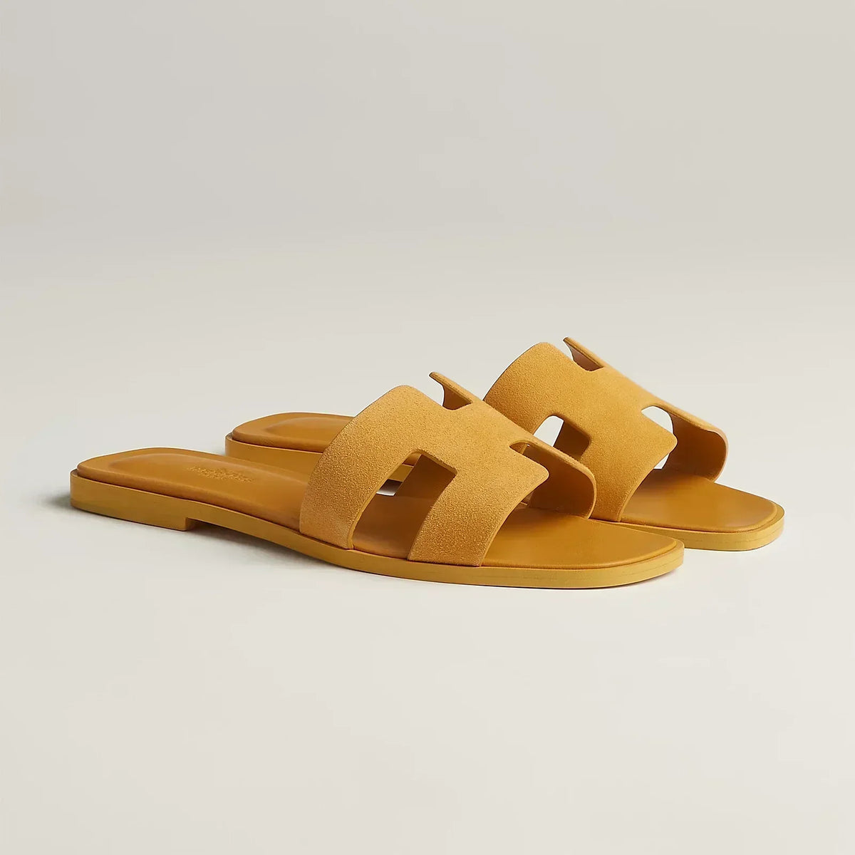 Hermes Sandales Laiton jaune